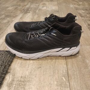 Black and White Running Shoes